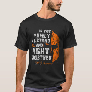 T-shirt Sensibilisation RSD-CRPS Soutien familial Guerrier