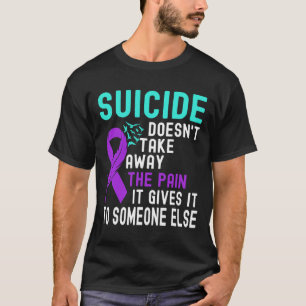 T-shirt Sensibilisation Santé mentale Prévention du suicid