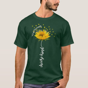 T-shirt Sensibilisation Sourde Tournesol Choisir Aiguille