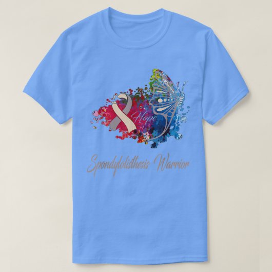 T-shirt sensibilisation spondylolisthèse (Design devant)