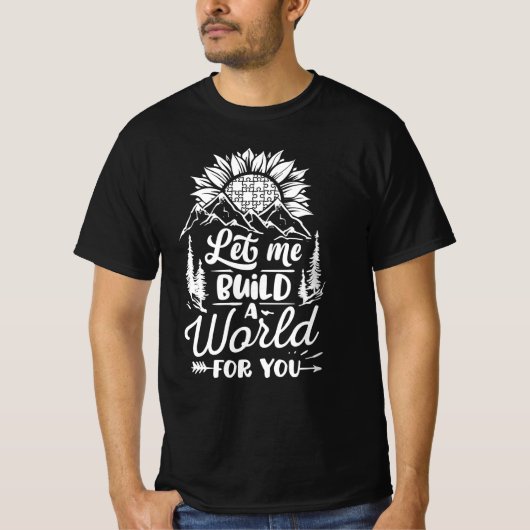 T-SHIRT SENSIBILISATION SUR L'AUTISME - (Devant)