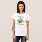 T-shirt Sensibilisation sur l'autisme (Devant entier)
