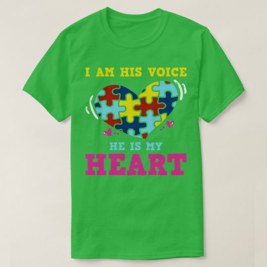 T-shirt sensibilisation sur l'autisme (Design devant)