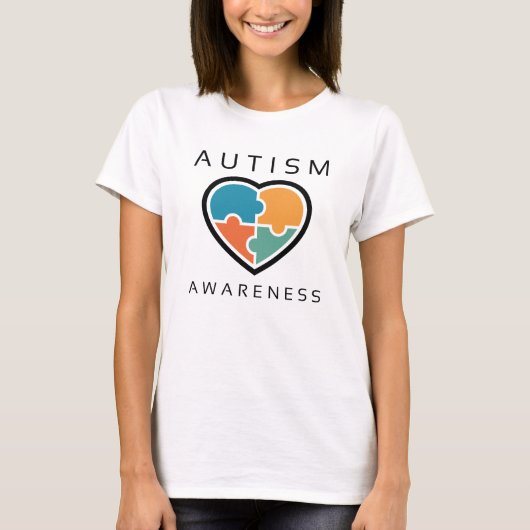 T-shirt Sensibilisation sur l'autisme (Devant)