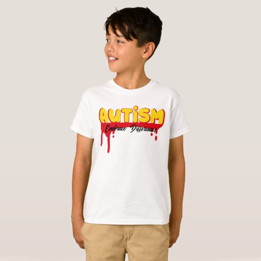 T-shirt Sensibilisation sur l'autisme (Devant entier)