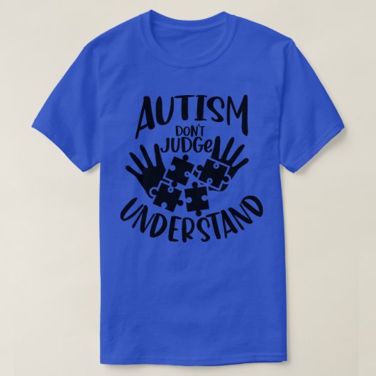T-shirt sensibilisation sur l'autisme (4) (Design devant)