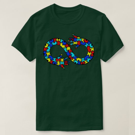 T-shirt sensibilisation sur l'autisme 7) (Design devant)