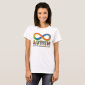 T-shirt Sensibilisation sur l'autisme Accepter, Amour, Com (Devant entier)