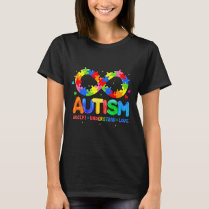 T-shirt Sensibilisation sur l'autisme Accepter Comprendre 