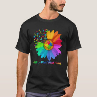 T-shirt Sensibilisation sur l'autisme Accepter Comprendre