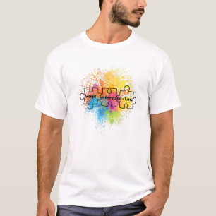T-shirt Sensibilisation sur l'autisme Accepter Comprendre 
