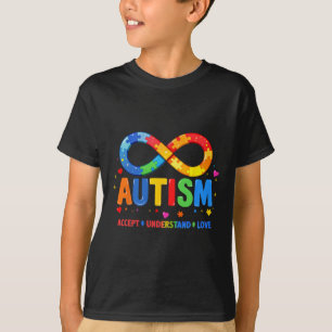 T-shirt Sensibilisation sur l'autisme Accepter Comprendre 