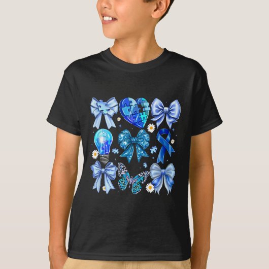 T-shirt Sensibilisation sur l'autisme Accepter Comprendre (Devant)