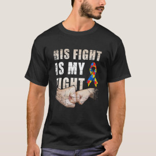 T-shirt Sensibilisation sur l'autisme Autisme Maman Papa S