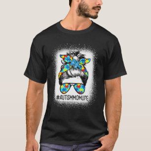 T-shirt Sensibilisation sur l'autisme Autisme Maman Vie Me