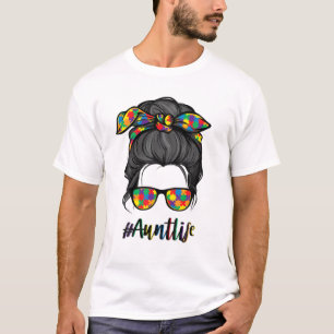 T-shirt sensibilisation sur l'autisme Autisme Maman Vie Me