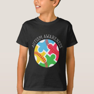T-shirt Sensibilisation sur l'autisme Autisme Soutien Base