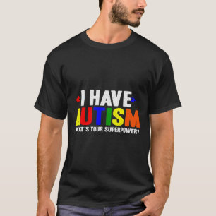 T-shirt Sensibilisation sur l'autisme autistique