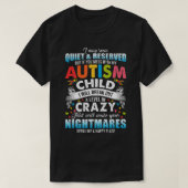 T-shirt Sensibilisation sur l'autisme autistique Pièces Fi (Design devant)