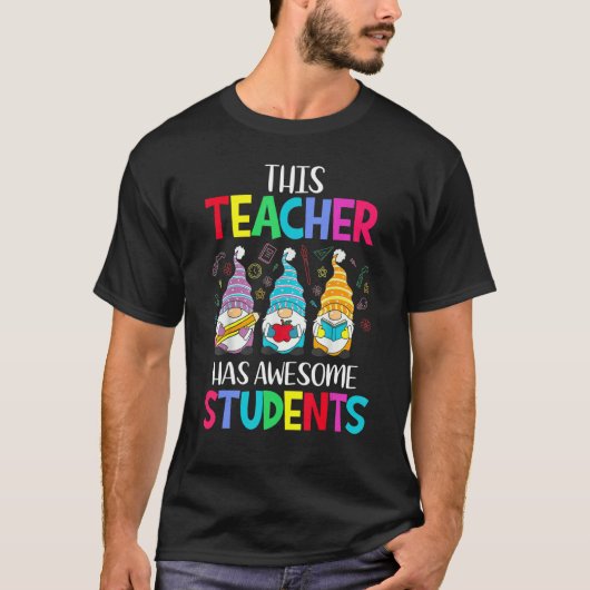 T-shirt Sensibilisation sur l'autisme Ce Professeur A Des  (Devant)
