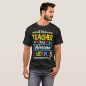 T-shirt Sensibilisation sur l'autisme CET ENSEIGNANT A DES (Devant entier)
