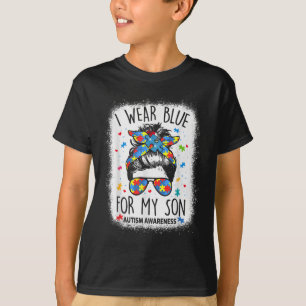 T-shirt Sensibilisation sur l'autisme Chemise Maman Messy