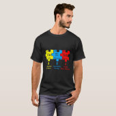 T-shirt Sensibilisation sur l'autisme chimique (Devant entier)