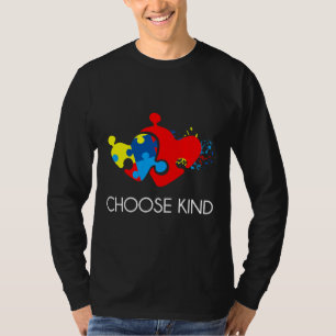 T-shirt Sensibilisation sur l'autisme Choisir le coeur nat