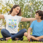 T-shirt Sensibilisation sur l'autisme Coquette Design Auti