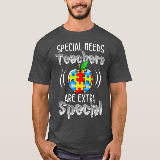 T-shirt Sensibilisation sur l'autisme Cute Autism Enseigna (Devant)