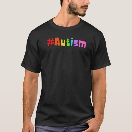 T-shirt Sensibilisation sur l'autisme d'acceptation autist (Devant)