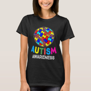 T-shirt Sensibilisation sur l'autisme de baseball