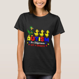 T-shirt Sensibilisation sur l'autisme De Canard C'Est Diff