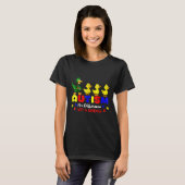 T-shirt Sensibilisation sur l'autisme De Canard C'Est Diff (Devant entier)