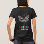 T-shirt Sensibilisation sur l'autisme de casse-tête de lib (Dos)
