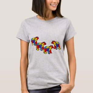 T-shirt Sensibilisation sur l'autisme de l'ours de l'ensei