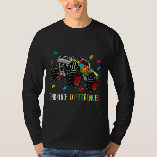 T-shirt Sensibilisation sur l'autisme Différences d'engage (Devant)
