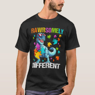 T-shirt Sensibilisation sur l'autisme Dino Autistic Toddle