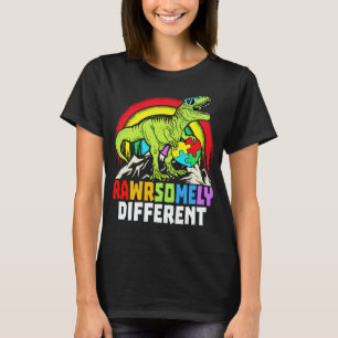 T-shirt Sensibilisation sur l'autisme Dinosaure radicaleme