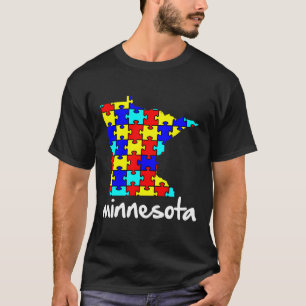 T-shirt Sensibilisation sur l'autisme du Minnesota