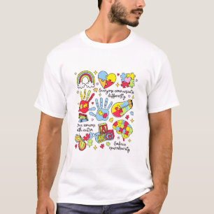 T-shirt Sensibilisation sur l'autisme Embrasser la diversi