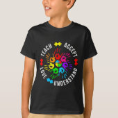 T-shirt Sensibilisation sur l'autisme Enseignant Puzzle Ap (Devant)