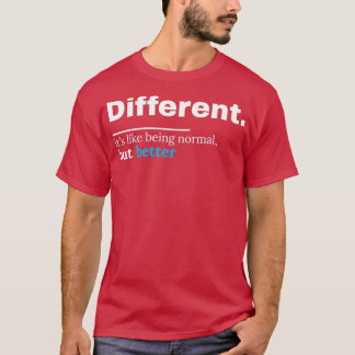 T-shirt Sensibilisation sur l'autisme être différent Sensi