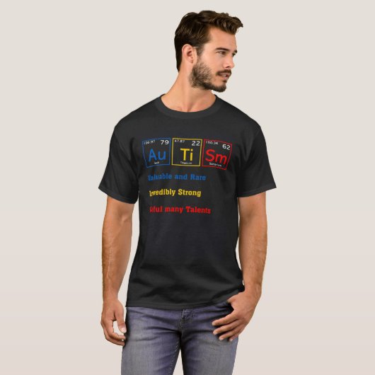 T-shirt Sensibilisation sur l'autisme Femmes Hommes Enfant (Devant entier)