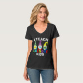 T-shirt Sensibilisation sur l'autisme I Apprendre Awesome  (Devant entier)