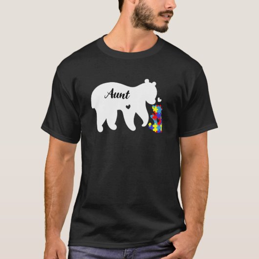T-shirt Sensibilisation sur l'autisme J'Aime Quelqu'Un Ave (Devant)