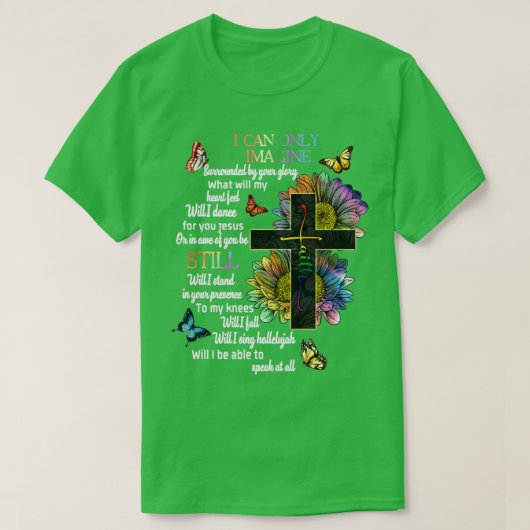 T-shirt Sensibilisation sur l'autisme Je Ne Peux Imaginer  (Design devant)
