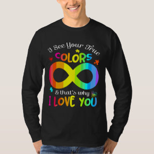 T-shirt Sensibilisation sur l'autisme Je Vois Vos Vrais Co