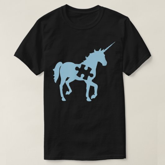 T-shirt Sensibilisation sur l'autisme, Jour de la licorne (Design devant)