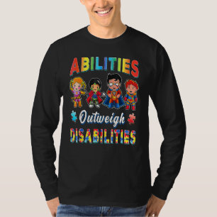 T-shirt Sensibilisation sur l'autisme Les capacités des ga